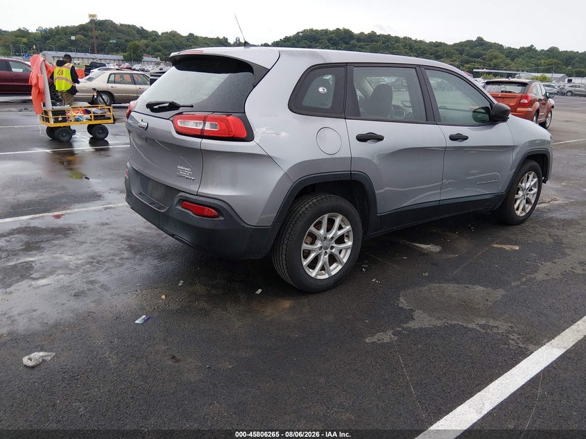 Vin: 1c4pjlab3ew109988, lot: 46305110, jeep cherokee sport 20144