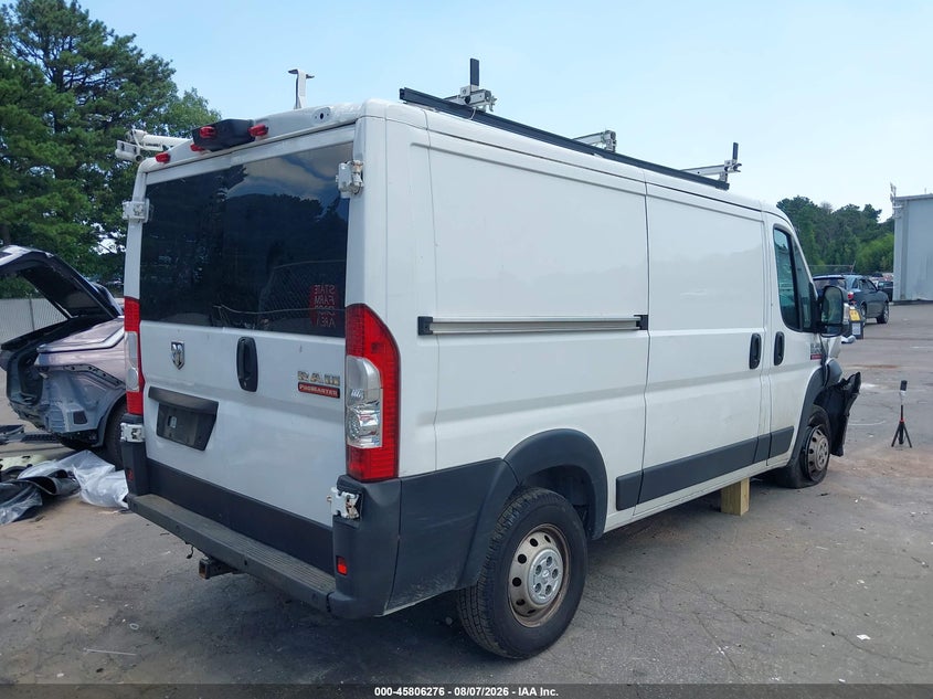 Vin: 3c6lrvag2me578245, lot: 46305122, ram promaster 1500 low roof 136 wb 20214