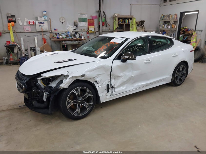 Vin: knae15la7l6075796, lot: 46305176, kia stinger gt-line 20202