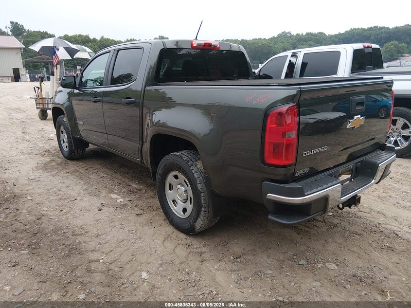Vin: 1gcgsbea9j1176899, lot: 46305189, chevrolet colorado wt 20183