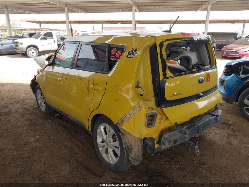 Vin: kndjp3a5xe7080658, lot: 46305198, kia soul + 20143