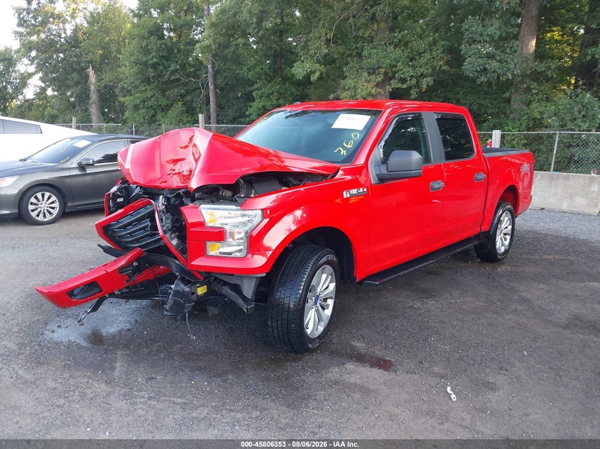 Vin: 1ftew1ef8hke07331, lot: 46305199, ford f-150 xl 20172