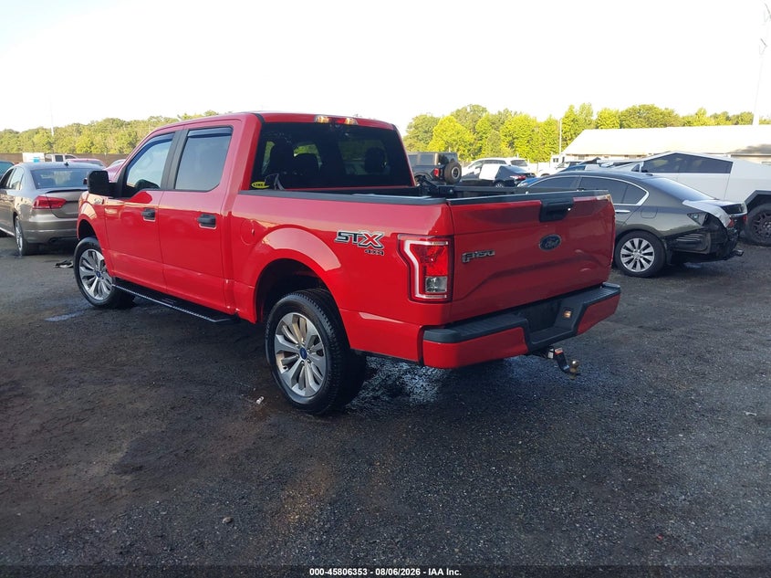 Vin: 1ftew1ef8hke07331, lot: 46305199, ford f-150 xl 20173