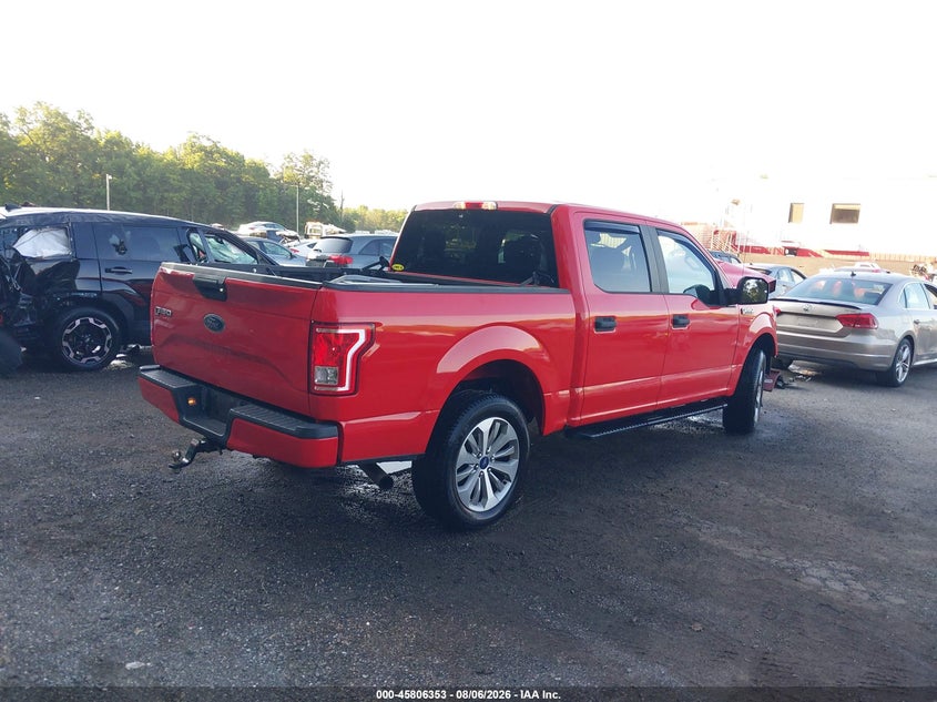 Vin: 1ftew1ef8hke07331, lot: 46305199, ford f-150 xl 20174