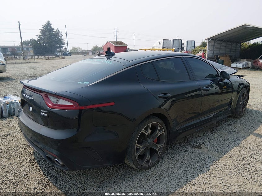 Vin: knae35lc0m6096616, lot: 46305201, kia stinger gt 20214