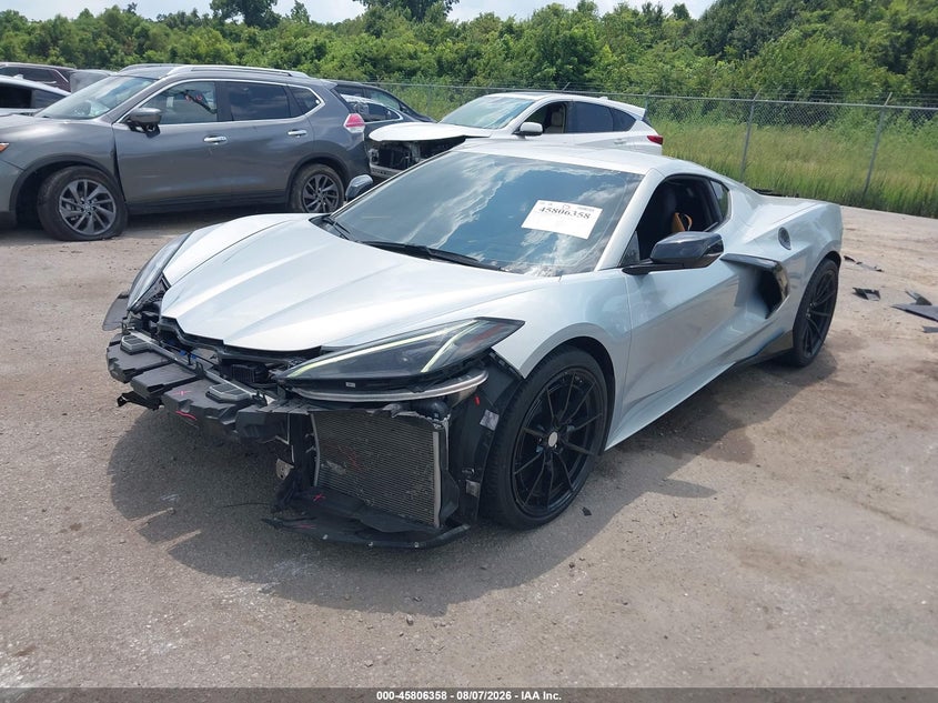 Vin: 1g1yb2d45m5124773, lot: 46305204, chevrolet corvette stingray rwd  2lt 20212