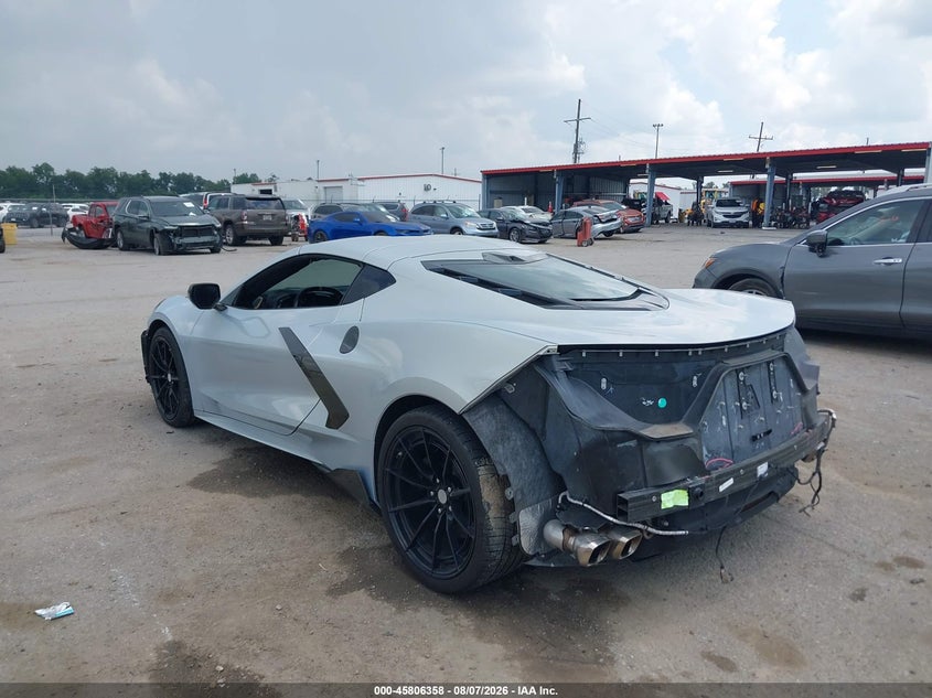 Vin: 1g1yb2d45m5124773, lot: 46305204, chevrolet corvette stingray rwd  2lt 20213