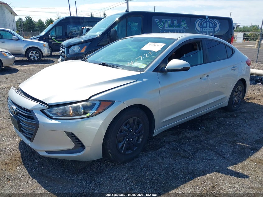 Vin: 5npd74lf1jh273151, lot: 46305226, hyundai elantra se 20182