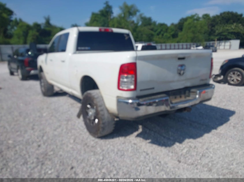Vin: 3c6ur5dl2ng436870, lot: 46305227, ram 2500 big horn  4x4 6'4 box 20223