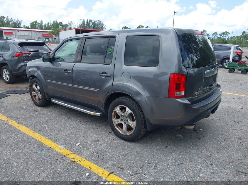 Vin: 5fnyf3h47fb007936, lot: 46305238, honda pilot ex 20153