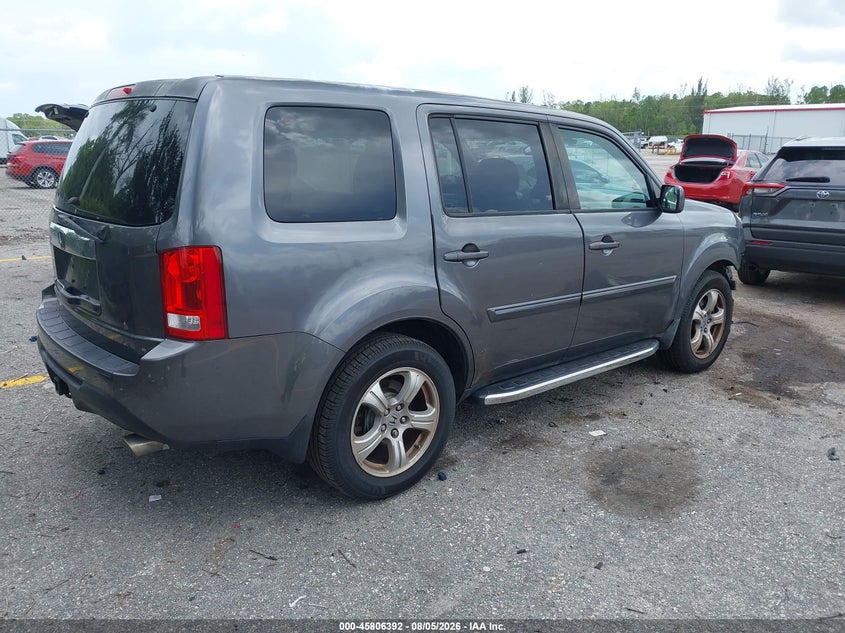 Vin: 5fnyf3h47fb007936, lot: 46305238, honda pilot ex 20154