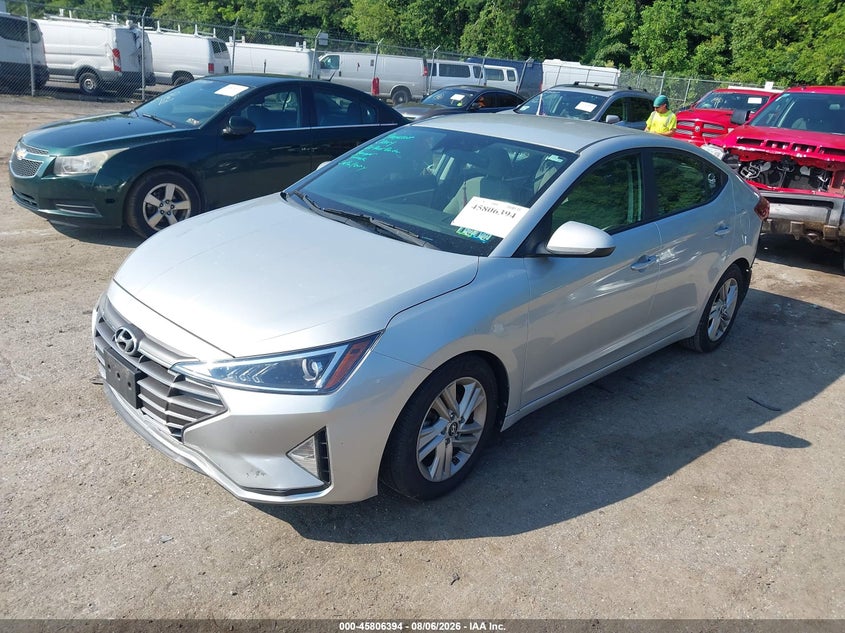 Vin: 5npd84lf8kh404560, lot: 46305240, hyundai elantra sel 20192