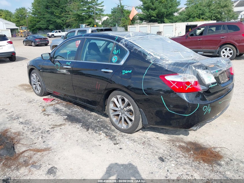 Vin: 1hgcr2e51fa205723, lot: 46305242, honda accord sport 20153