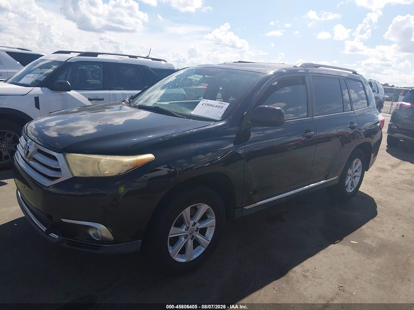 Vin: 5tdzk3eh0bs032674, lot: 46305251, toyota highlander base v6 20112