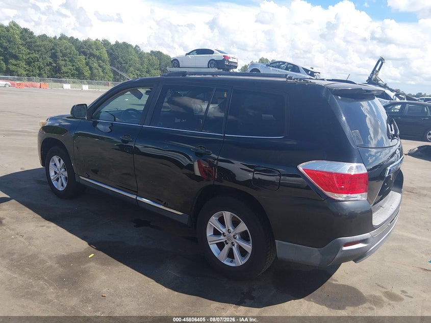 Vin: 5tdzk3eh0bs032674, lot: 46305251, toyota highlander base v6 20113