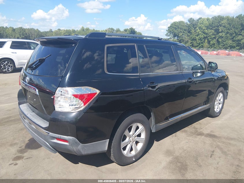 Vin: 5tdzk3eh0bs032674, lot: 46305251, toyota highlander base v6 20114