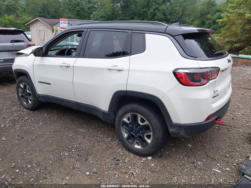 Vin: 3c4njddb9jt343416, lot: 46305267, jeep compass trailhawk 4x4 20183