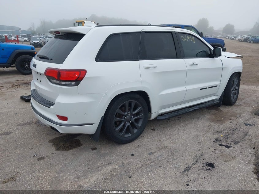 Vin: 1c4rjfcg8jc346423, lot: 46305284, jeep grand cherokee high altitude 4x4/overland 4x4 20184