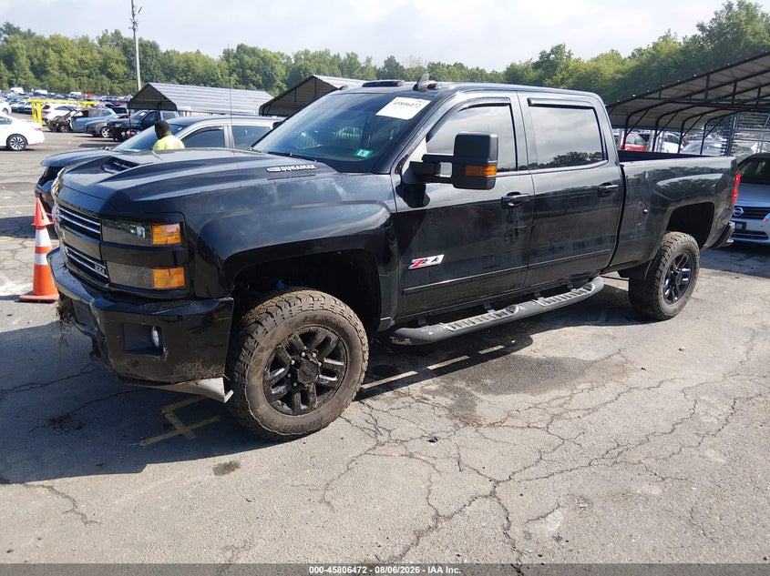 Vin: 1gc1kwey3jf180587, lot: 46305318, chevrolet silverado 2500hd ltz 20182