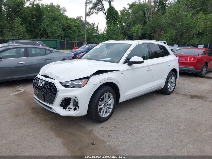Vin: wa1gaafy4n2075367, lot: 46305351, audi q5 premium 45 tfsi s line quattro s tronic 20222