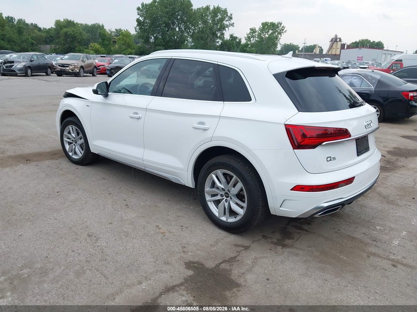Vin: wa1gaafy4n2075367, lot: 46305351, audi q5 premium 45 tfsi s line quattro s tronic 20223