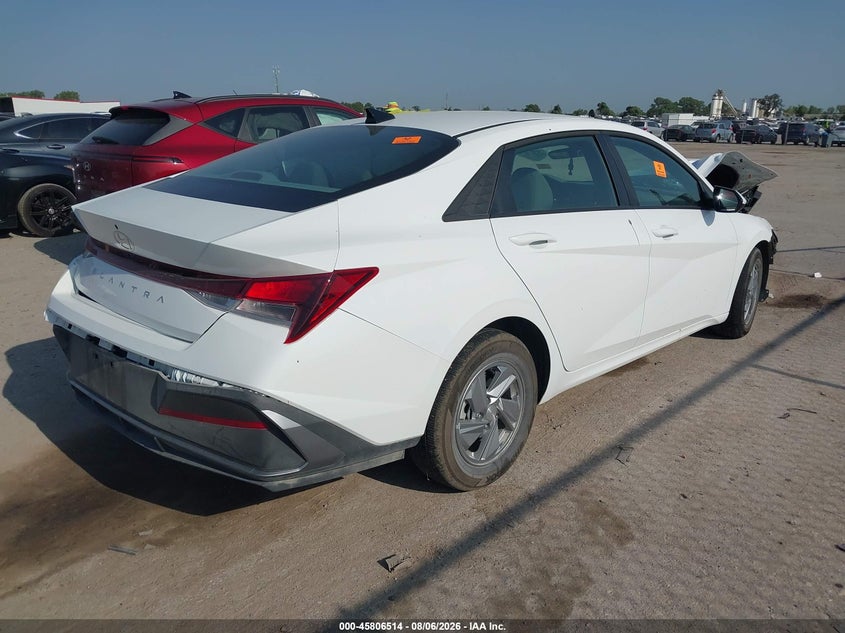 Vin: kmhll4dg2tu183574, lot: 46305360, hyundai elantra se 20264