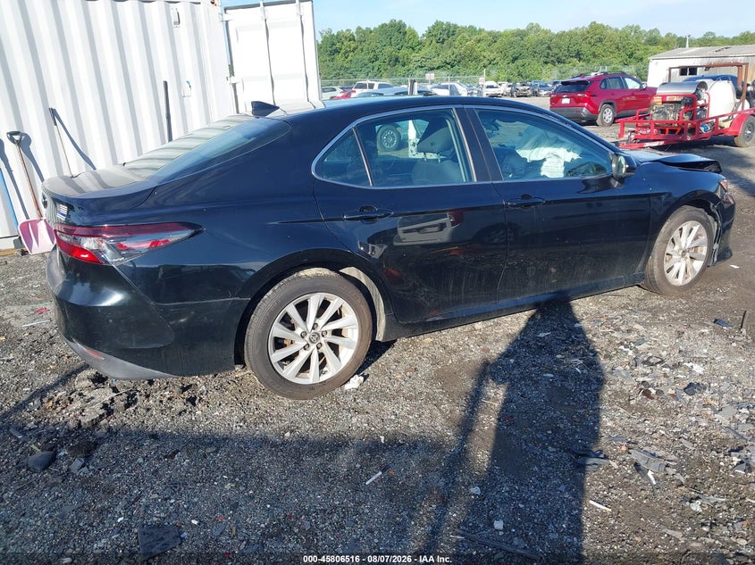 Vin: 4t1c11ak7nu020645, lot: 46305362, toyota camry le 20224