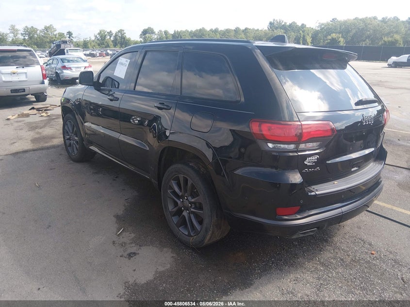 Vin: 1c4rjfcg7jc504741, lot: 46305380, jeep grand cherokee high altitude 4x4 20183