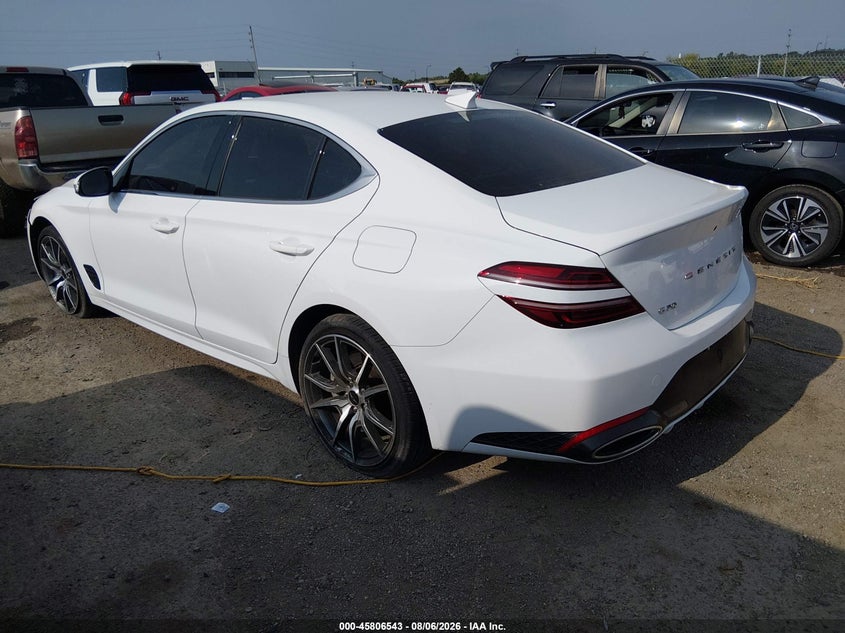 Vin: kmtg34sc2ru142703, lot: 46305389, genesis g70 2.5t rwd 20243