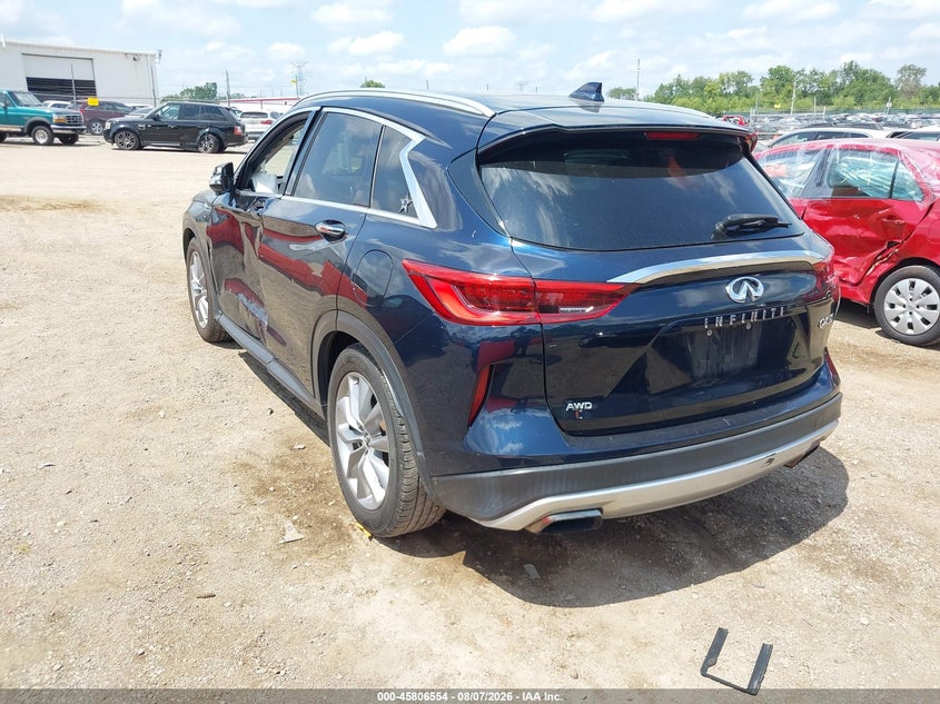 Vin: 3pcaj5m37kf128890, lot: 46305400, infiniti qx50 luxe 20193