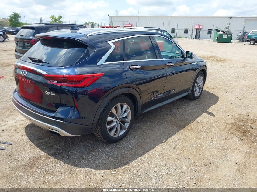 Vin: 3pcaj5m37kf128890, lot: 46305400, infiniti qx50 luxe 20194