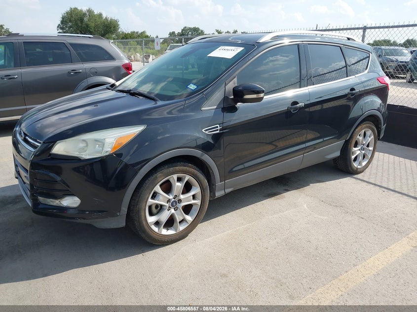 Vin: 1fmcu0j98eub15455, lot: 46305403, ford escape titanium 20142