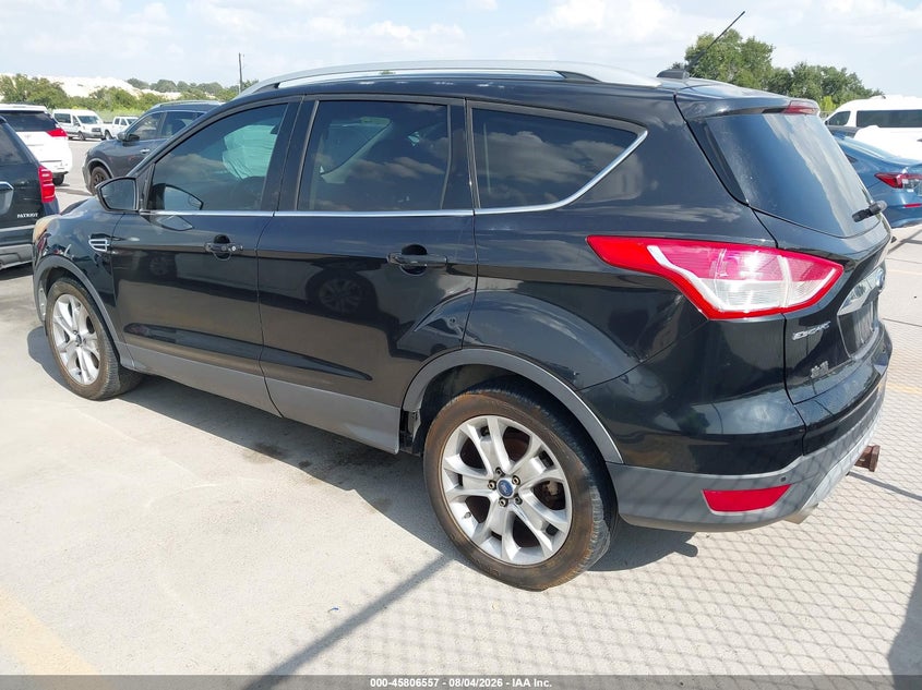 Vin: 1fmcu0j98eub15455, lot: 46305403, ford escape titanium 20143