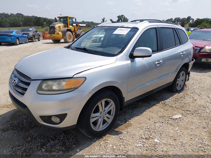 Vin: 5xyzk3abxcg122446, lot: 46305419, hyundai santa fe limited 20122