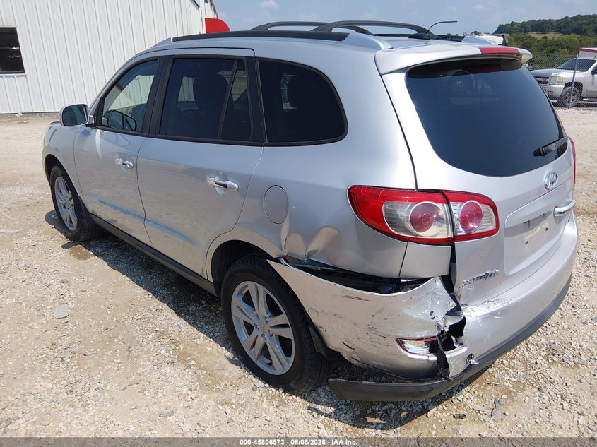 Vin: 5xyzk3abxcg122446, lot: 46305419, hyundai santa fe limited 20123