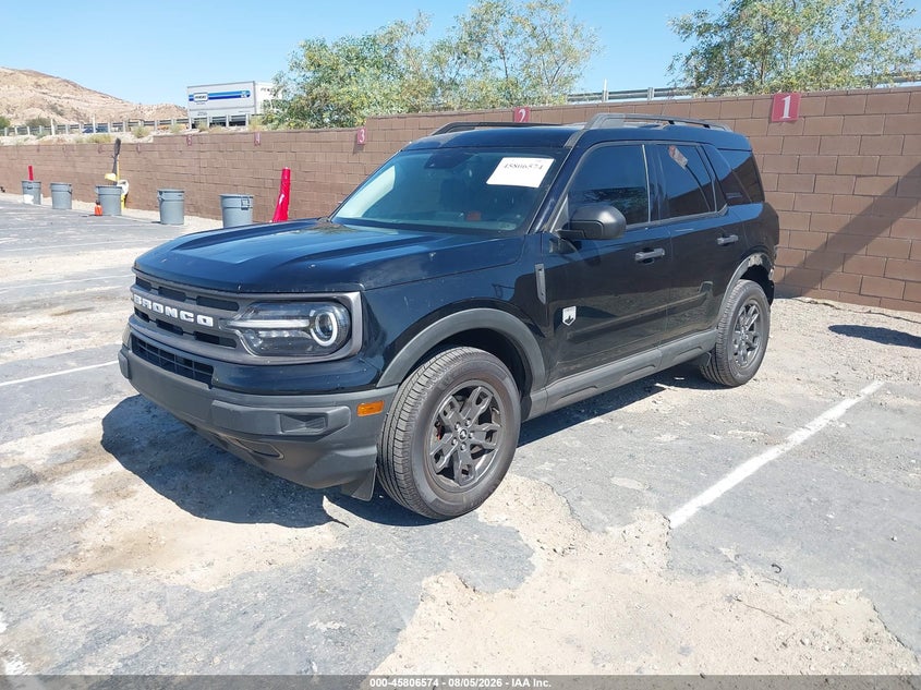 Vin: 3fmcr9b69nre14499, lot: 46305420, ford bronco sport big bend 20222