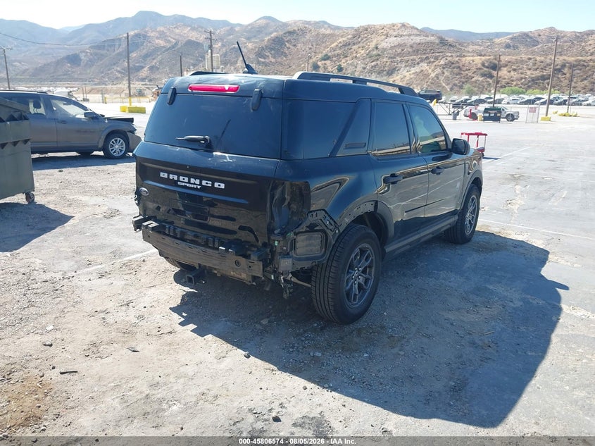 Vin: 3fmcr9b69nre14499, lot: 46305420, ford bronco sport big bend 20224