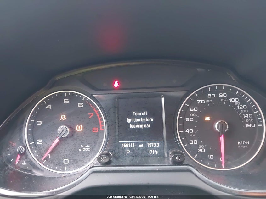 2014 AUDI Q5 SPORT UTILITY VEHICLE 2.0L I-4 DI, DOHC, VVT, TURBO, 220HP