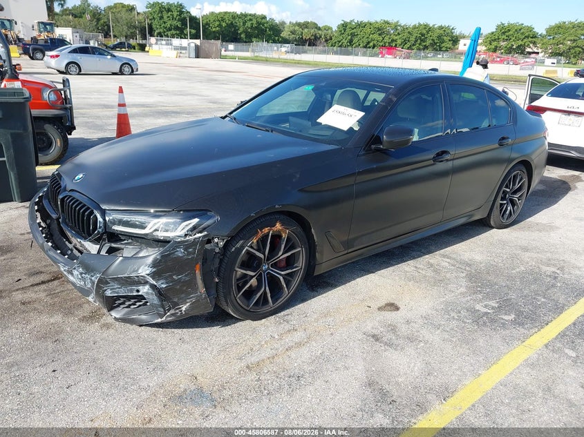 Vin: wba53bh02mcf10142, lot: 46305433, bmw 530i 20212