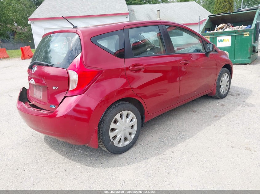 Vin: 3n1ce2cp8fl388175, lot: 46305436, nissan versa note sv 20154