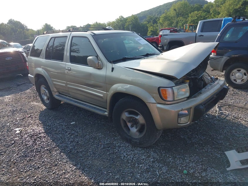1999 Infiniti Qx4 Luxury, Удар спереду, IAAI, VIN JNRAR07Y6XW069899