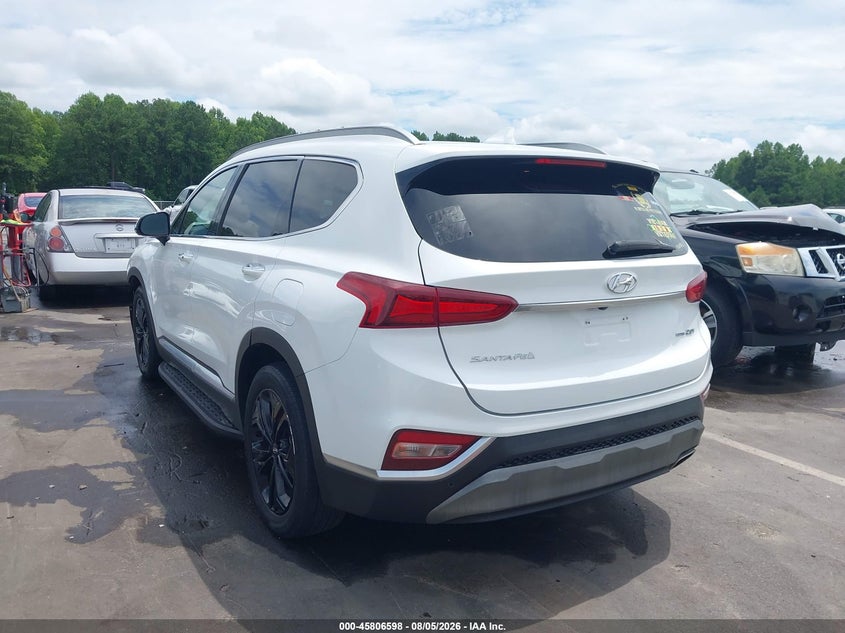 Vin: 5nms5caa9kh017014, lot: 46305444, hyundai santa fe ultimate 2.0t 20193