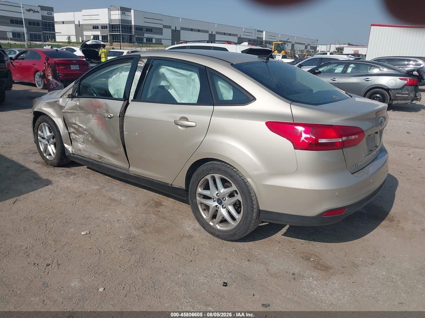 Vin: 1fadp3h21jl216630, lot: 46305451, ford focus sel 20183