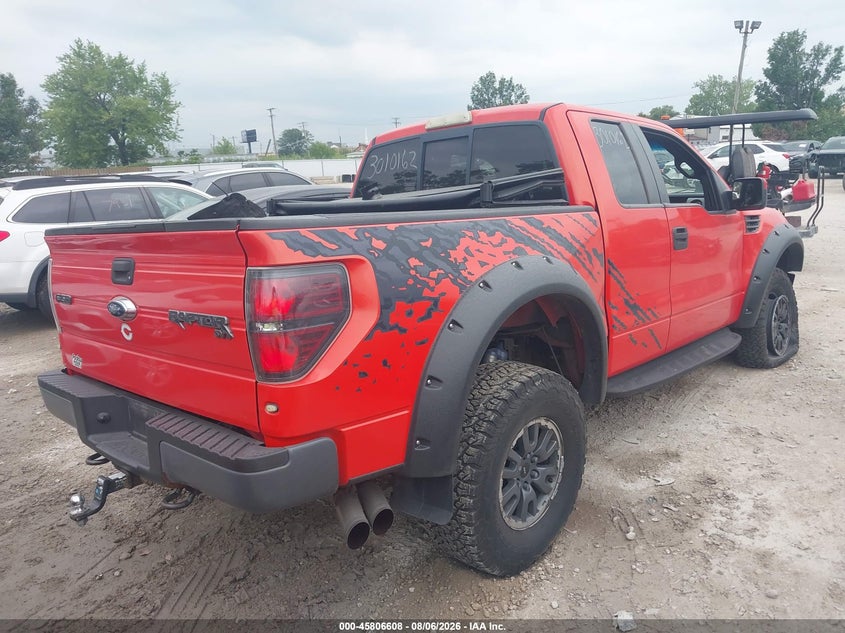Vin: 1ftex1ev8afa00077, lot: 46305454, ford f-150 svt raptor 20104