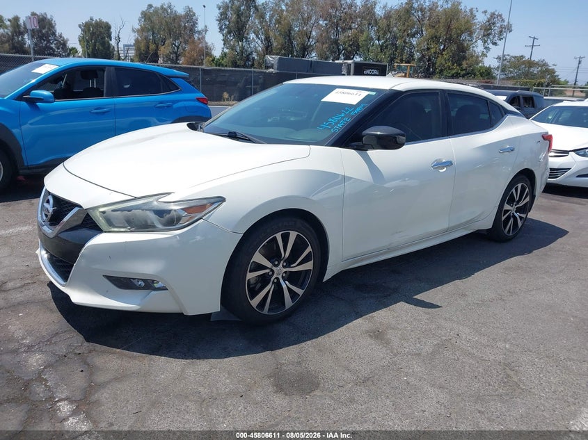 Vin: 1n4aa6ap2jc372705, lot: 46305457, nissan maxima 3.5 s 20182