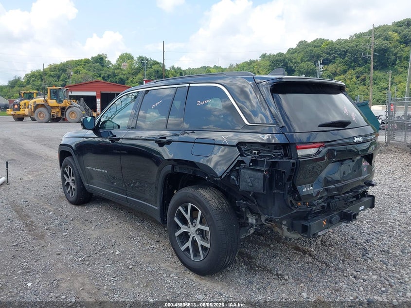 Vin: 1c4rjhbg7sc275475, lot: 46305459, jeep grand cherokee limited 4x4 20253