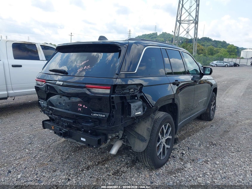 Vin: 1c4rjhbg7sc275475, lot: 46305459, jeep grand cherokee limited 4x4 20254