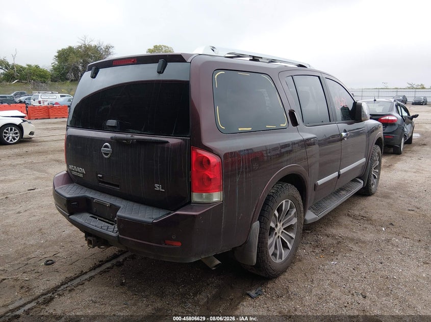 Vin: 5n1aa0nc0fn612310, lot: 46305475, nissan armada platinum/sl/sv 20154