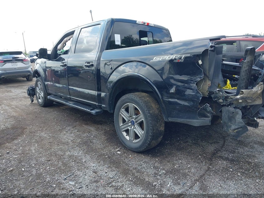 Vin: 1ftew1ep9kfc26604, lot: 46305486, ford f-150 xlt 20193