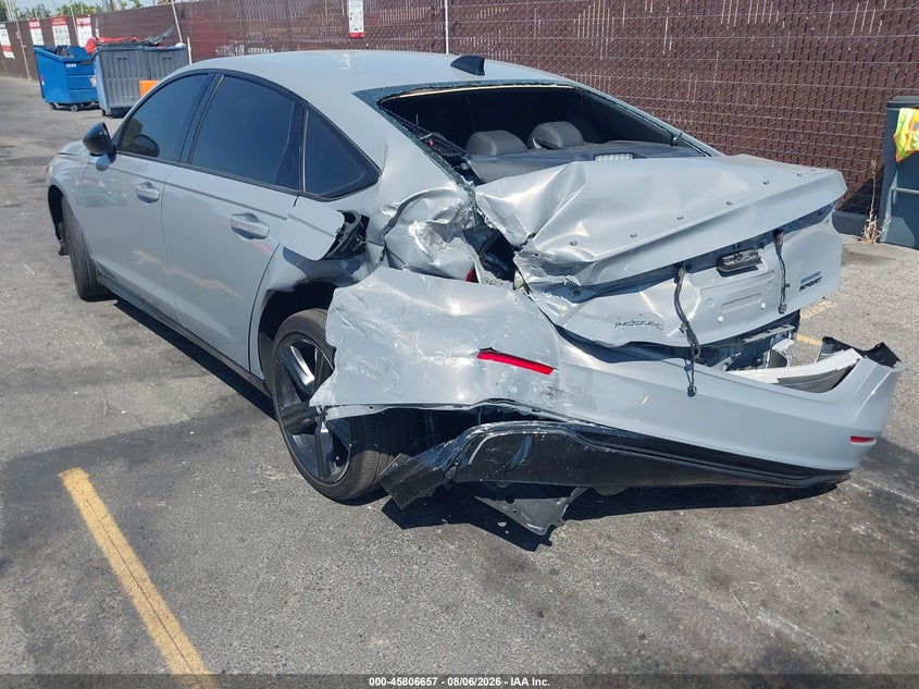 Vin: 1hgcy2f75ra068194, lot: 46305503, honda accord hybrid sport-l 20243